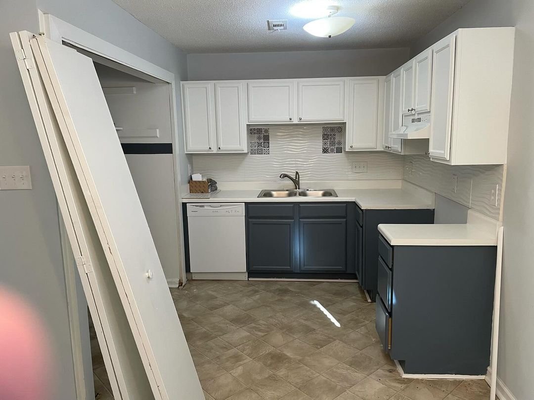 Kitchen after a Post-construction cleaning service