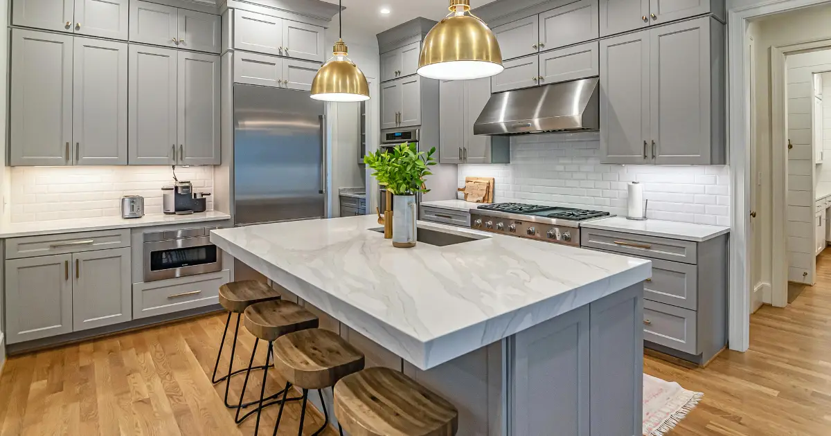 Kitchen, pristine and cozy, ready to be used