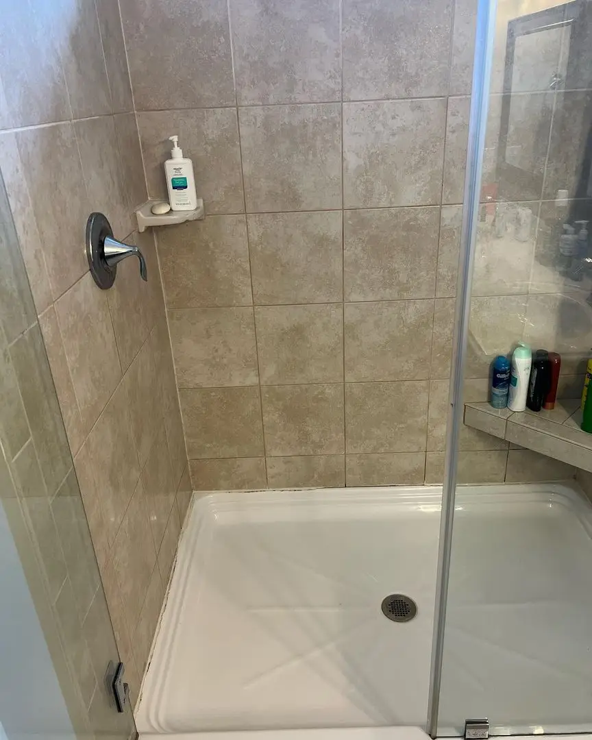 Bathroom cleaned by experts