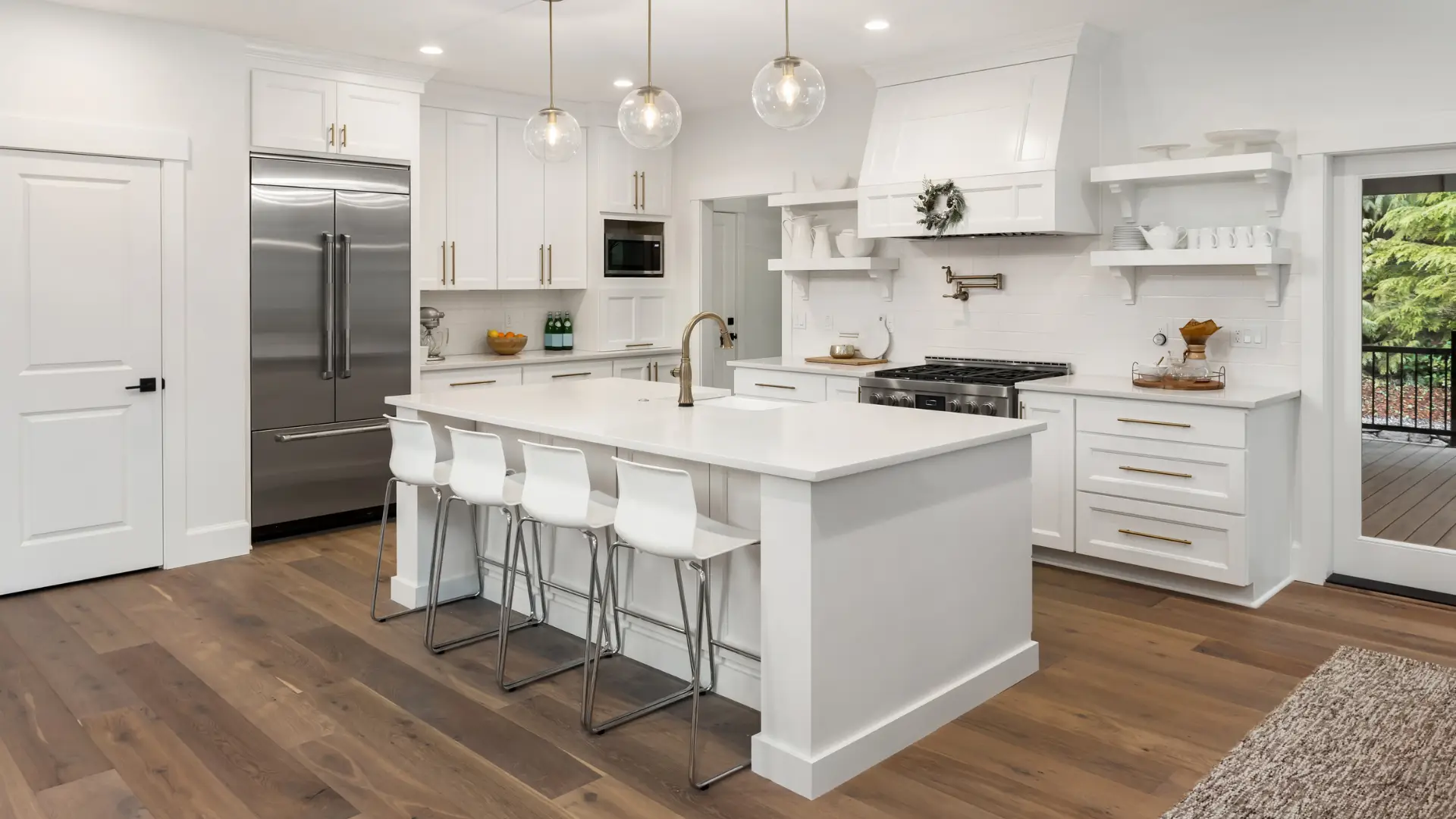 Kitchen after a professional cleaning
