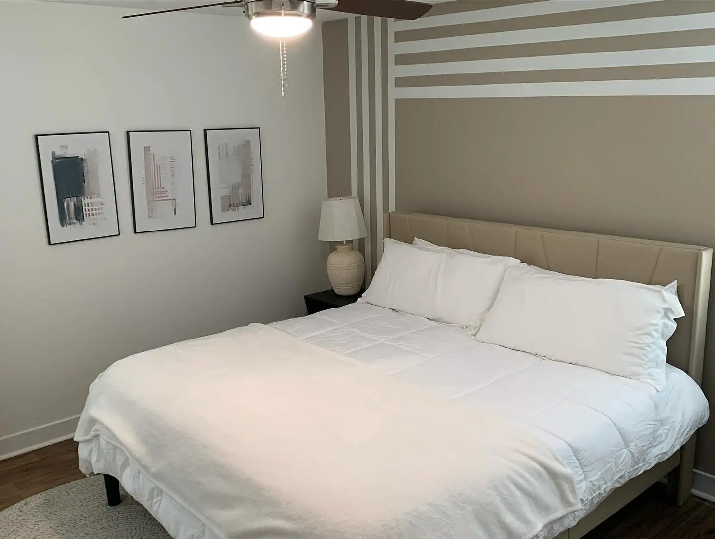 Bedroom, organized and ready to be used