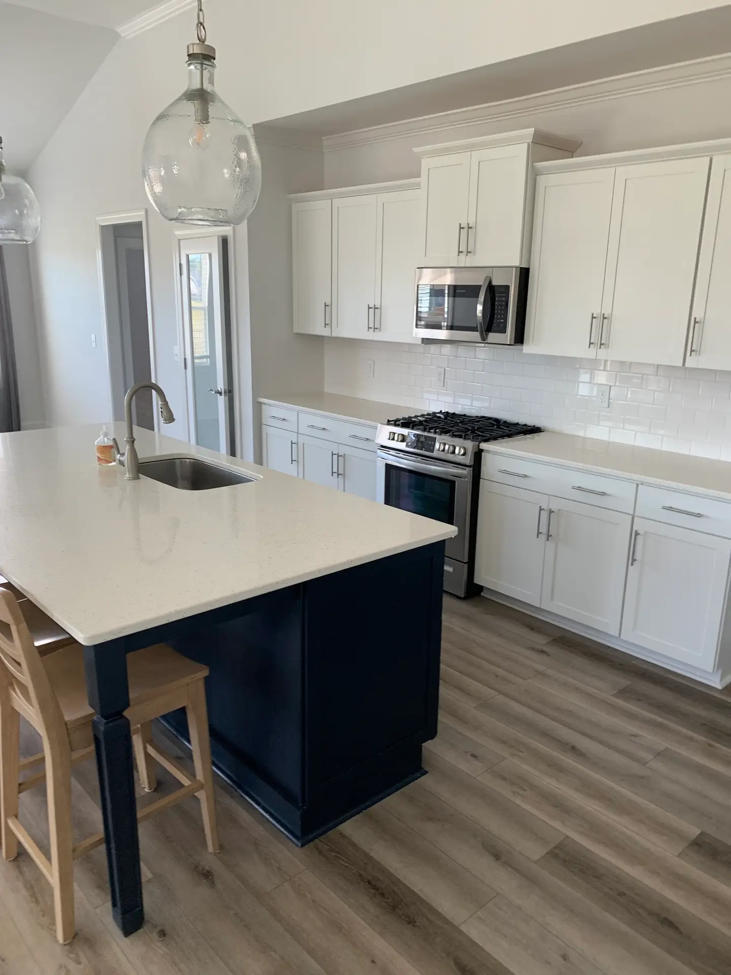 Kitchen after a professional cleaning service completed by Maid to Shine