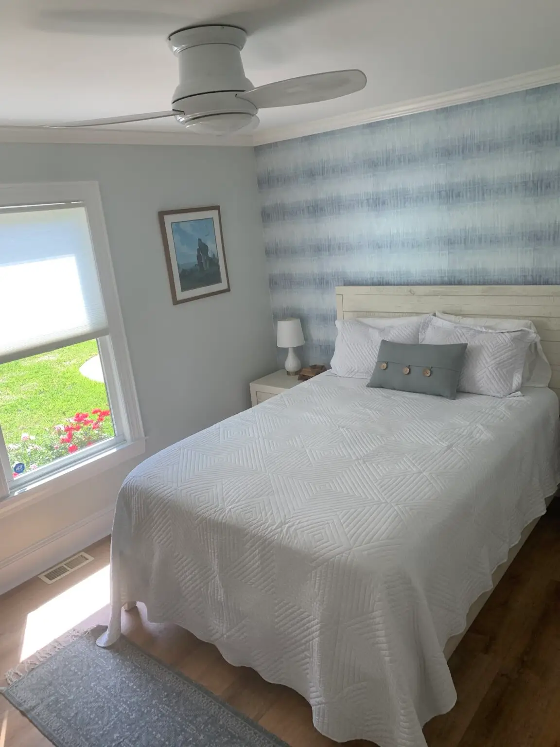 Bedroom, organized and clean