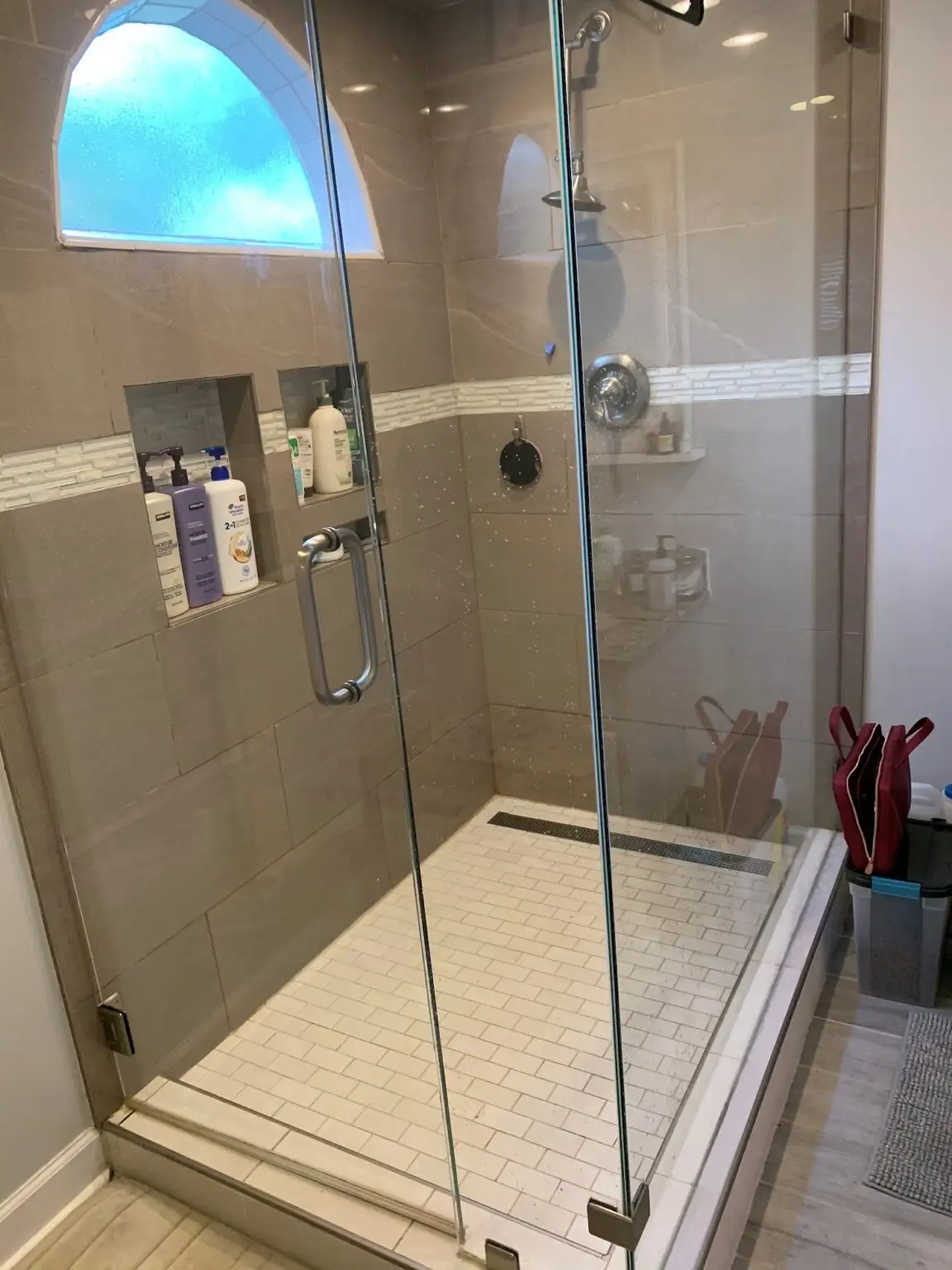 Bathroom, sanitized and ready to be used